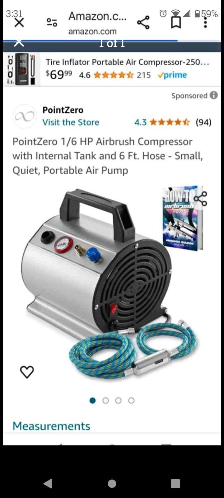 Never Used Spray Tan Compressor!