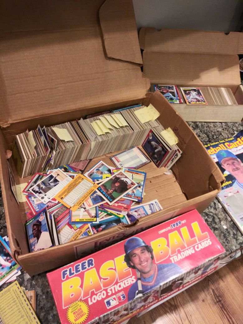 Huge lot of vintage baseball cards 1989/1990