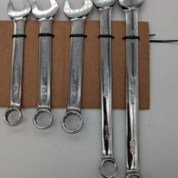 Snap-On 12 Point SAE Flank Drive Plus Combination Wrench St Of 10 Pc