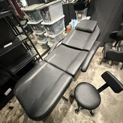 Massage Chair And Tattoo Or Massage Chair 