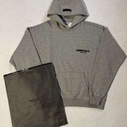 Dark Oatmeal Essentials Hoodie 