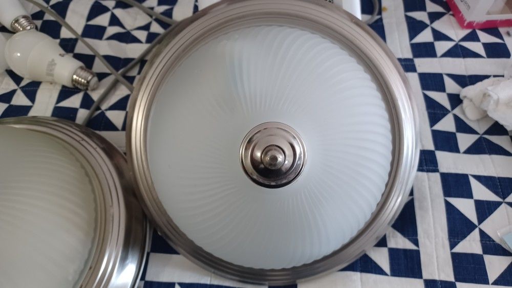4 domes 13 Inches Ceiling Fixture frosted Glass