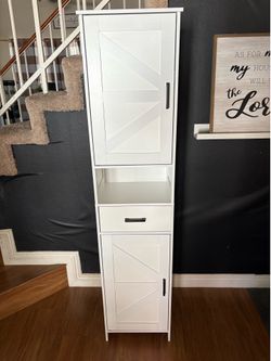 Homhedy Tall Storage Cabinet