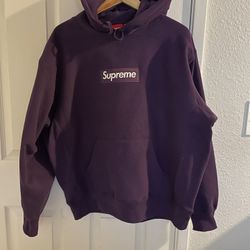 Supreme Box Logo Hoodie FW23 “Dark Purple” 