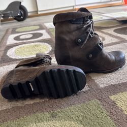 Sorel Joan Of Arctic Leather Boots Size 7