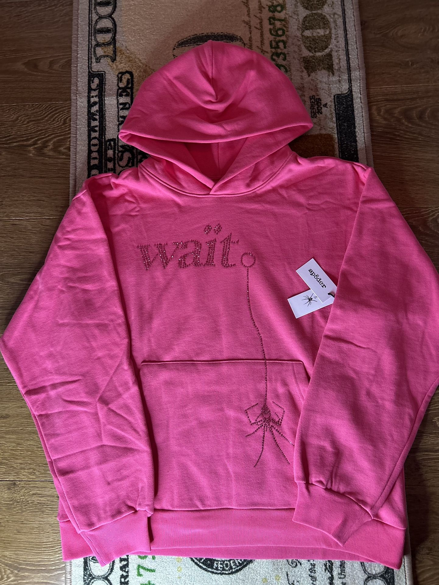 Pink Spider Wait hoodie
