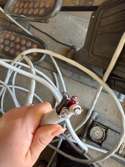 Aluminum electrical wire.