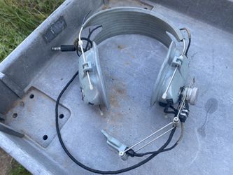 Vintage Military flight Control Headset Navy Army air Force Marines