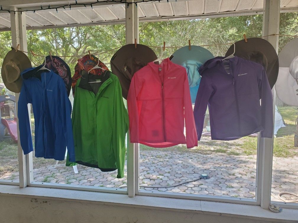 Columbia Rain Jackets - Almost New