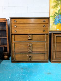 Mid Century Highboy By Basset