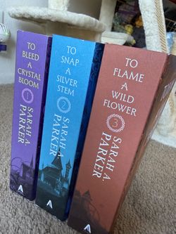 To Bleed A Crystal Bloom full set - hand signed by Sarah A. Parker