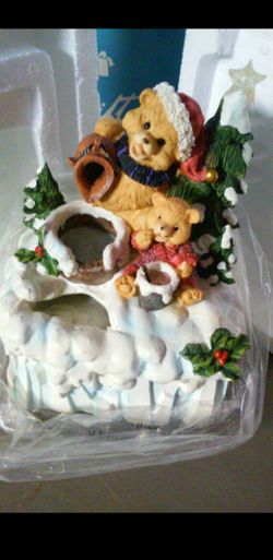 A "Beary' Special Holiday Fountain NIB