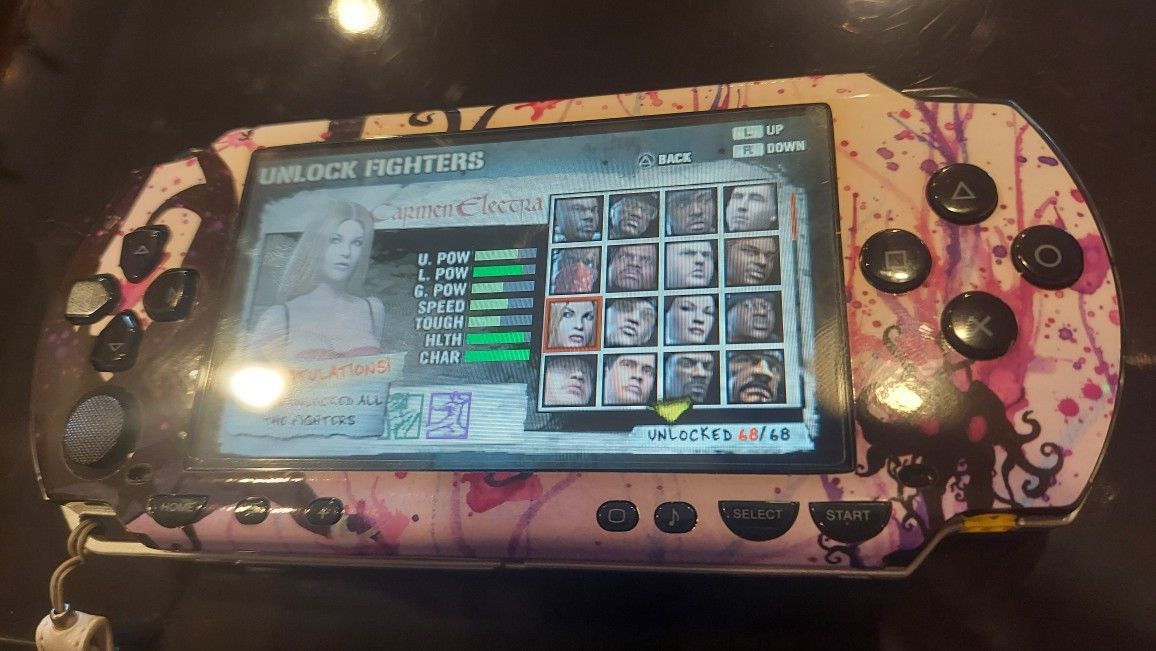 MODDED PSP 1000 Console 128GB *LOADED* WITH 173 GAMES