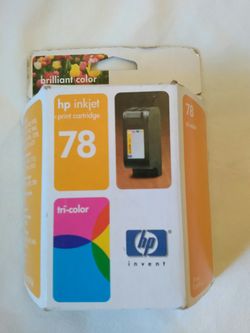 HP inkjet print cartridge 78 tri color
