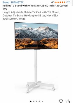 Rolling TV stand