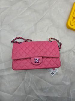 Cute pink channel bag