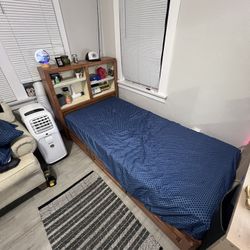 FREE Twin Bed Frame With Storage And Shelf