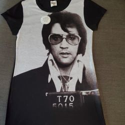 Junior's Shirt - Elvis Mugshot 