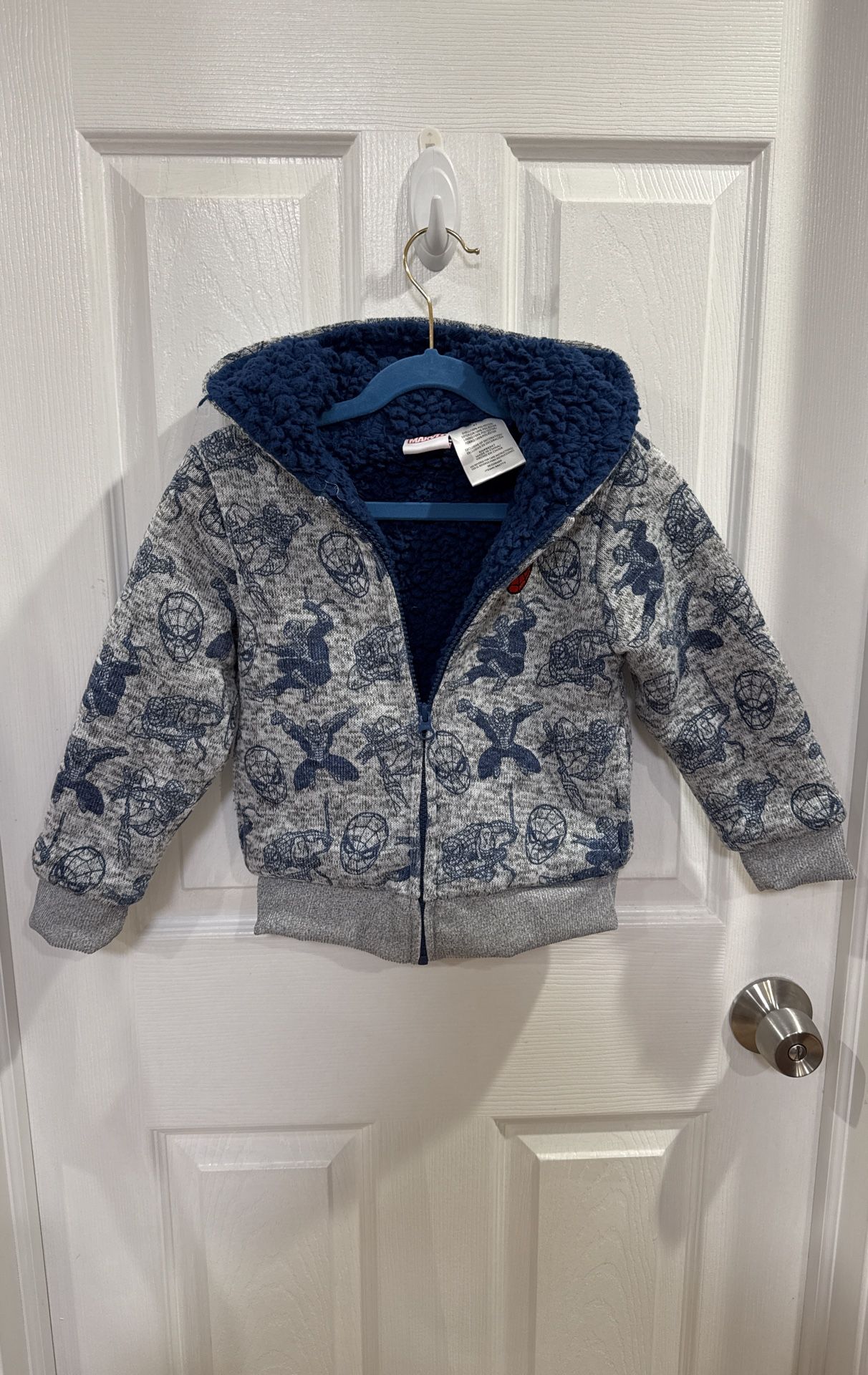 Marvel Spider-Man Sherpa Jacket Toddler 4