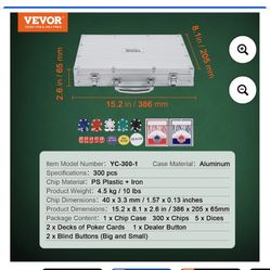 New Poker Set – Casino Style in Aluminum Case