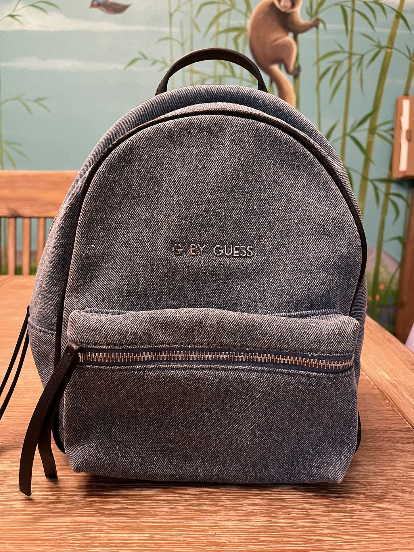 Denim Mini Backpack by Guess
