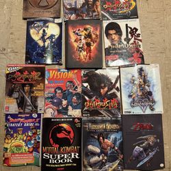Vintage Videogame Books And Magazines 
