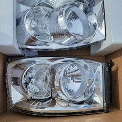 06-08 Dodge Ram Headlights Luces Micas Calaveras Faros Faroles Focos 