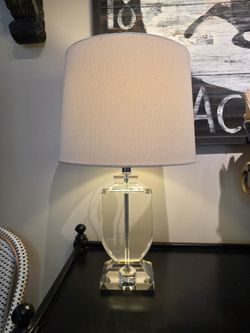 Clear Lucite Lamps