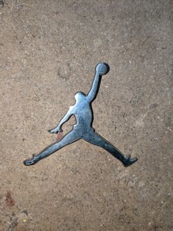 Rare 1990s Michael Jordan Air Key Chain Chrome