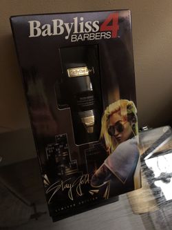 Babyliss Black FX Cordless Clippers - Limited Edition Staygold 