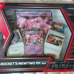 New Sealed Team Rocket's Mewtwo Ex Box Pokémon Pokemon Cards TCG