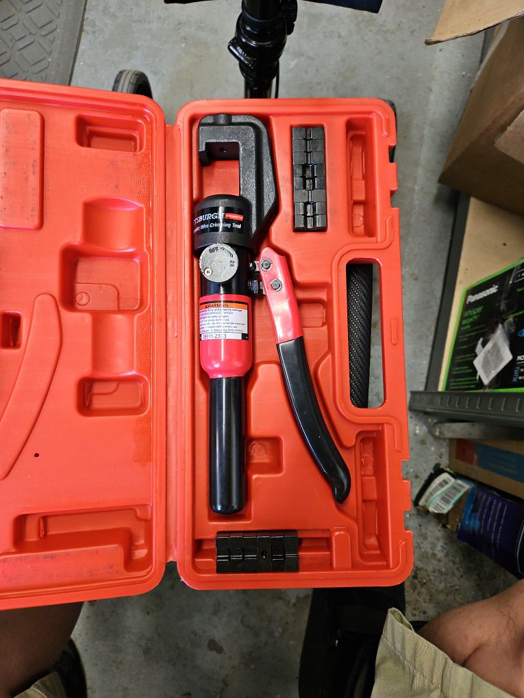 Pittsburgh Hydraulic Wire Crimping Tool.