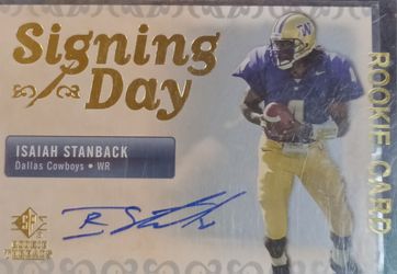 Isaiah Stanback Autographed Signing Day Card 