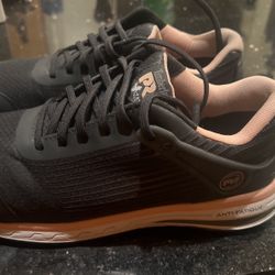Timberland Pro Steel Toe Shoes And New Insoles, Size 8 Women