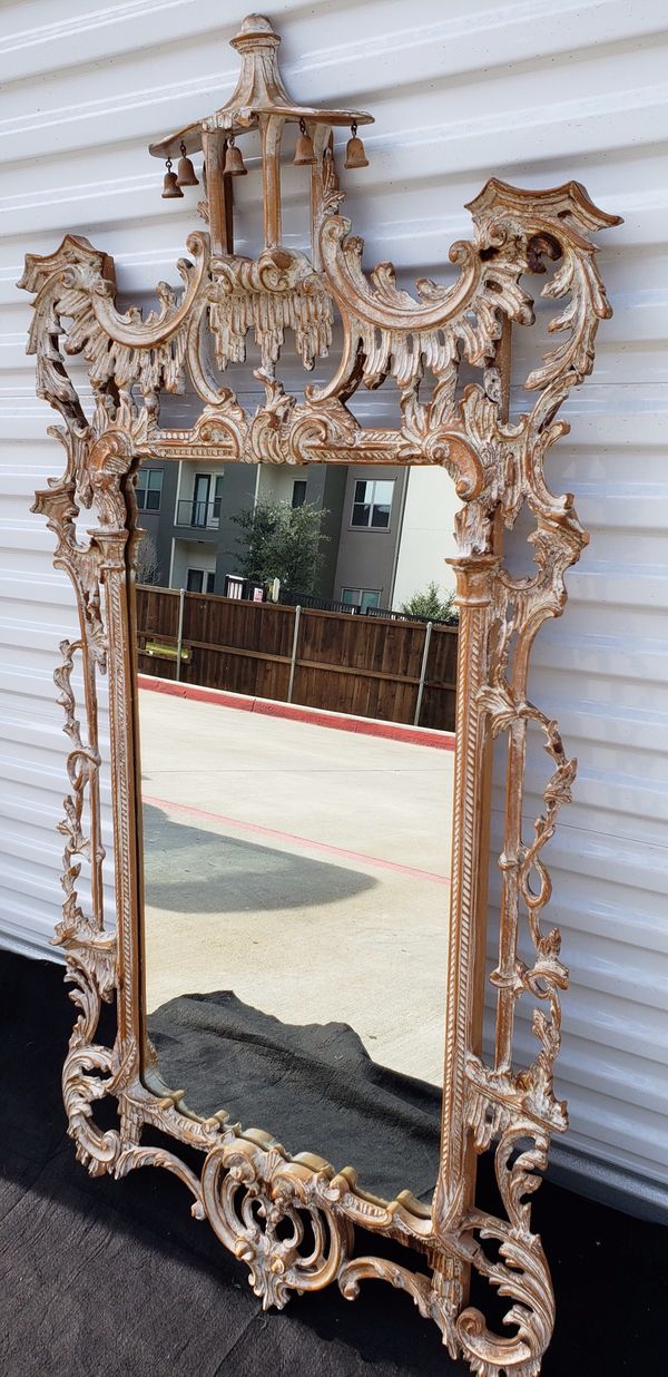 Vintage La Barge Italian Pagoda Chinoiserie Mirror With Fine Carved Giltwood For In Dallas Tx Offerup