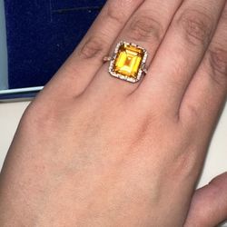 Citrine Ring 