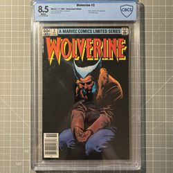 1982 Wolverine #3 (Limited Series, CBCS 8.5)