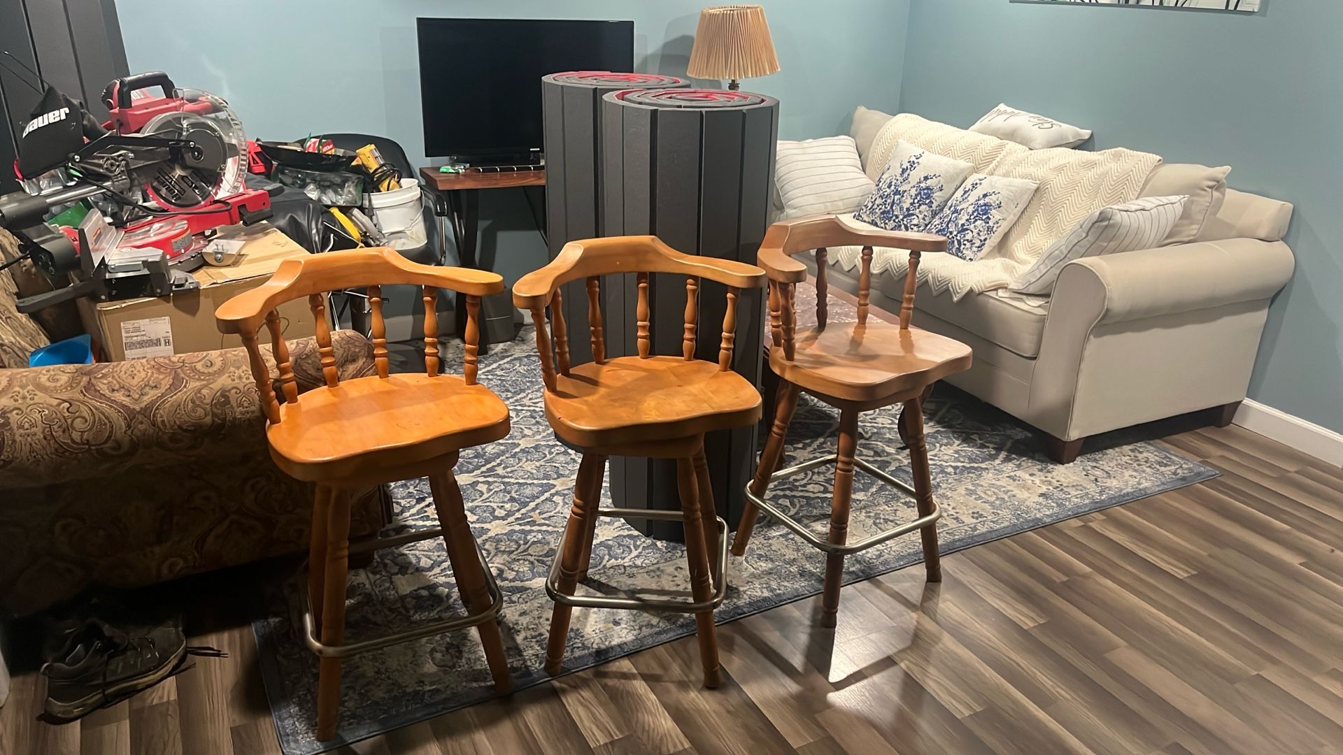 Tall Wooden Chairs