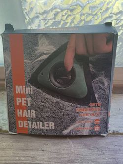 Mini Pet Hair Detailer Cleaner kit Carpet Floor mat New in the box