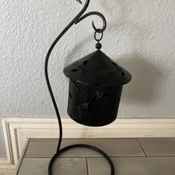 Black Metal Candle Holder 