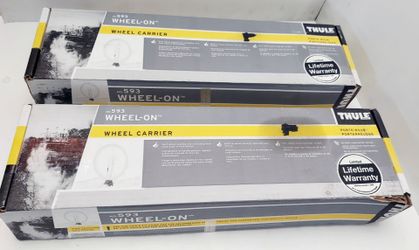 Pair of Thule 593 Wheel-On Wheel Carriers - Like New