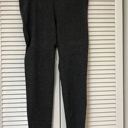 Max Studio Women’s Weekend Black Heathered Pants Leggings - Size Large - GUC