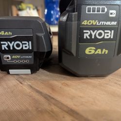 Ryobi batteries