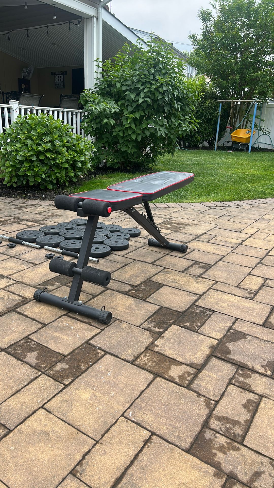 Bench and Weights