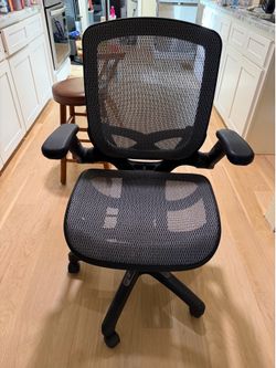 OFFICE CHAIR, black; 26"w x 24"tall; 17" seat height; cross streets are Arapaho & Waterview