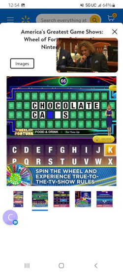 Nintendo Switch Game Wheel Of Fortune 