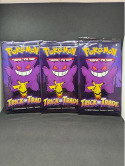 3 Pokémon TCG Trick-or-Treat Booster Packs 2022