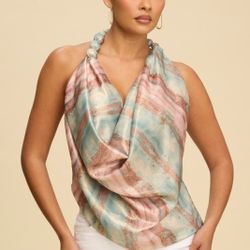 Marble Mirage Satin Bead Top