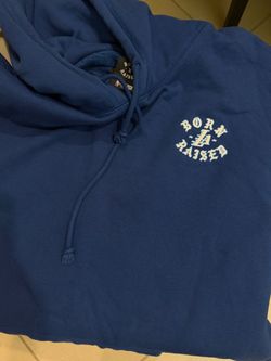 BORN X RAISED HOODIE • BLUE MENS 2XL