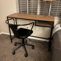 Small desk and chair